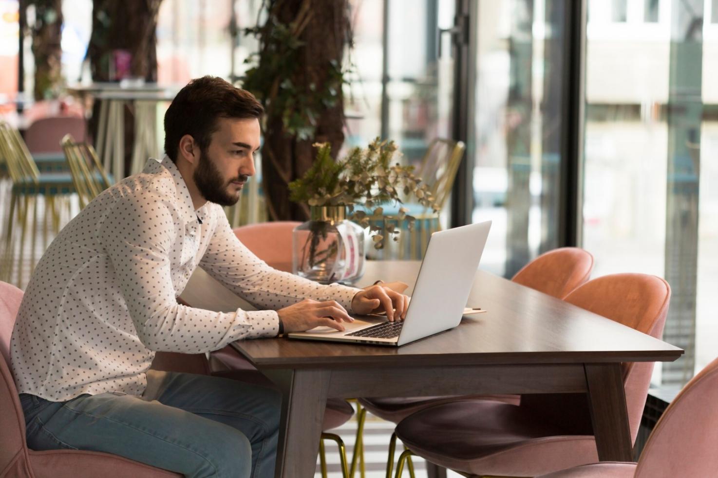 Students collaborating on design critique session